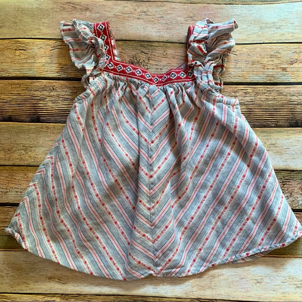 Ralph Lauren square neck baby girl top